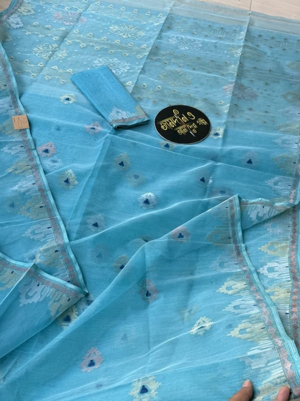 Jamdani Saree Halfsilk Feroja.
