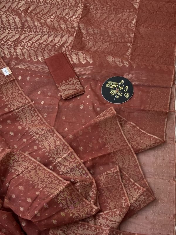 Jamdani Saree Cotton Penaphool